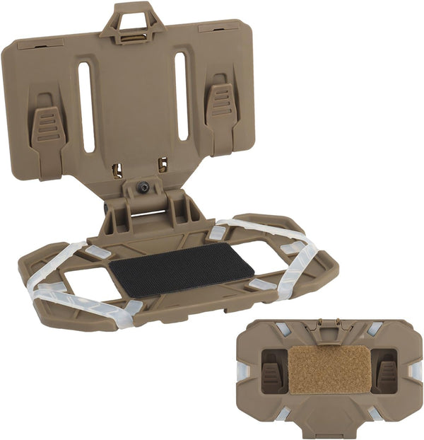 Tactical Plate Carrier Vest Attachments, Universal Phone Chest Mount for Screen Size 4.7"-6.7" Molle Navigation Holder