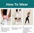 Full Body Resistance Band with Ankle Strap and Weight System for Home Workout Equipment