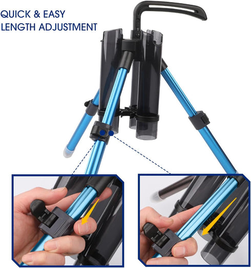 Fishing Rod Holder 3-Tude, Portable Vertical Fishing Pole Stand for Up to 3 Rods, Outdoor Gear