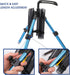 Fishing Rod Holder 3-Tude, Portable Vertical Fishing Pole Stand for Up to 3 Rods, Outdoor Gear