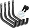 Garage Storage Kayak Hooks - 39 CM Wall Mount Surfboard Rack, 4 Pack Heavy Duty Canoe Hanger, Max Load 45 KG