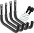 Garage Storage Kayak Hooks - 39 CM Wall Mount Surfboard Rack, 4 Pack Heavy Duty Canoe Hanger, Max Load 45 KG