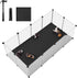 SONGMICS 20 Panels Guinea Pig Playpen,Removable Oxford Fabric Mat,Small Animal Pen, Pet
