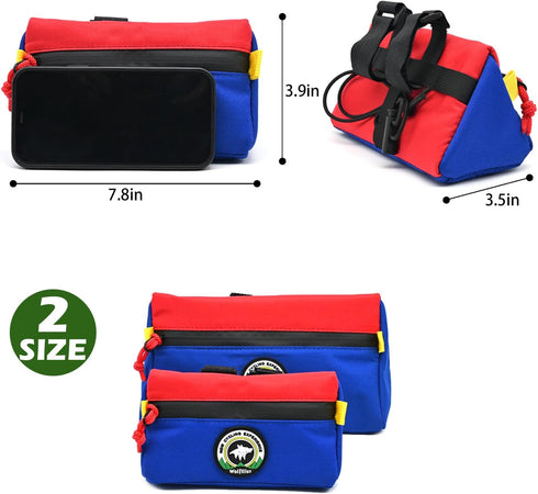 Kids Bike Handlebar Bag, Waterproof Front Basket Pack, Small Bicycle Bag for Boys, Girls, Men, Women