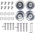 LOTOWELZON 4Pcs Set Luggage Replacement Wheels, 50mm with Bearings Repair Kits for Suitcase and Inline Skate
