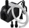 PULACO 400GPH Submersible Water Pump, 25W Durable Fountain Pump with 5 ft Tubing for Aquariums