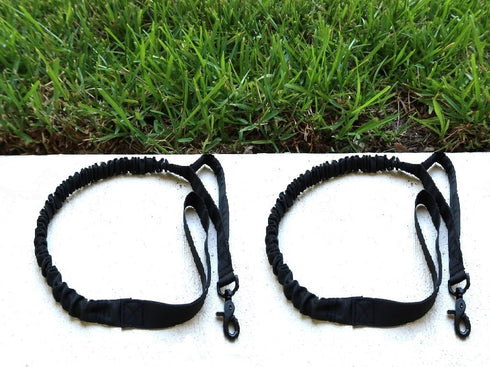 Tactical Bungee Dog Leash Heavy Duty with 2 Handle Control, Quick Release for Cat Dog Pet Training Leashes