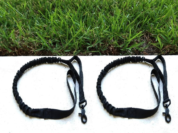 Tactical Bungee Dog Leash Heavy Duty with 2 Handle Control, Quick Release for Cat Dog Pet Training Leashes