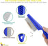 4 Pack Flea Lice Comb - Stainless Steel Dog Cat Grooming Combs with Rounded Teeth, Double Sided Professional Dematting