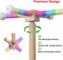 KINTOR Finches Bird Toy Perch,Parrot Interactive Spinning Toys,Bird Cage Accessories for Small and Medium
