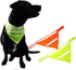 Set of 2 Dog Bandana Reflective Scarf Safety Pet Hunting Bandana, Green, L by Encell