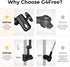 G4Free UPF 50+ Adjustable Beach Umbrella XL with Universal Clamp for Chair, Stroller, Golf Cart, Patio