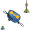 Poop Bag Holders for Leashes,Elastic Cord Dispenser Pouch and Zipper,Carabiner,Lightweight Waterproof Fabric,Doggie
