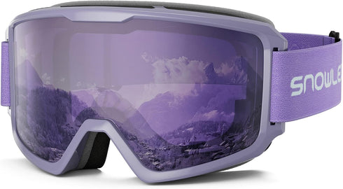 Ski/Snowboard Goggles - 100% UV Protection for Men, Women & Youth, OTG