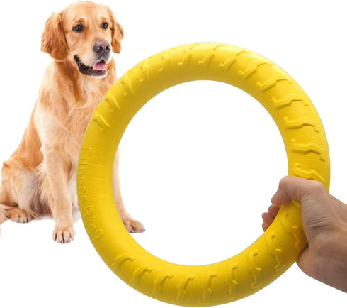 XL Large Indestructible Dog Toys, Chew Toys for Aggressive Chewers, 12 Inch Flying Discs for Medium/Large Breeds