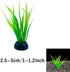Smoothedo-Pets Aquarium Plants Fish Tank Decorations 20pcs Small Size/1inch Tall Plastic Artificial Plant Goldfish Waterscape Fish Hides Mini Grass Set (Green-B) by Smoothedo-Pets