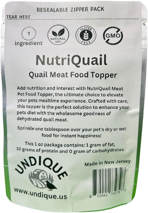 NutriQuail Meat Pet Food Topper