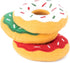 ZippyPaws 3 Pack Donutz Miniz Refills for Hide and Seek Dog Toys, Colorful Plush Dog Puzzles and Squeaky Toys