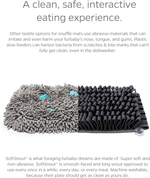 12") Pet Parents Forager Snuffle Mat with SoftSnout & Non-Slip Backing, Slow Feeder for Large & Small Dogs (Meadow