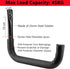 Garage Storage Kayak Hooks - 39 CM Wall Mount Surfboard Rack, 4 Pack Heavy Duty Canoe Hanger, Max Load 45 KG