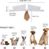 ZTON Bowtie for Little Puppy, Handcrafted Adjustable Formal Collar Neck Tie for Dogs & Cats (L, Coffee Star)