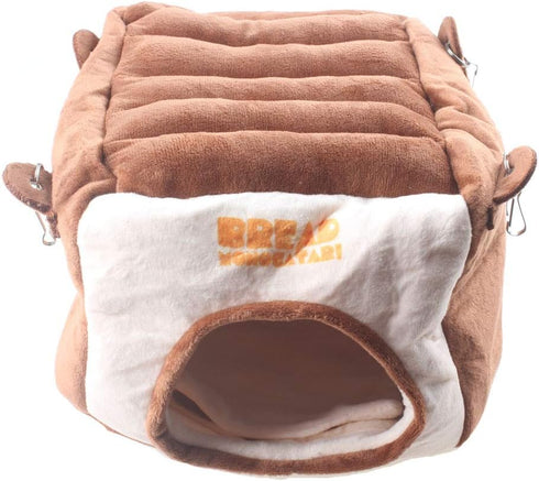 emours Small Animal Hanging Bed with Bed Mat - Warmly House for Chinchilla, Guinea Pigs, Squirrel, Large
