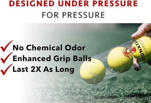 Set Packs 2, 4, 8, 12, 120 Signature Lacrosse Ball - of and - No Chemical Smell Massage Balls, Myofascial Release