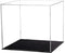 evron Display Case for Collectibles Assemble Clear Acrylic Box Alternative Glass Case for
