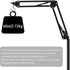 RTNLIT (15.7inch 65.9inch) 360 Reptile Lamp Stand Reptile Heat Light Stand to with Adjustable Swing Arm, Metal Bracket
