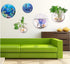 Creative Acrylic Hanging Wall Mounted Fish Tank, Mini Aquarium Planter for Home Decor