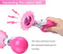 Kids Streamers and Bike Bell for Girls, 1 Pack Flower Bicycle Bell with 2 Pack Handlebar Streamers