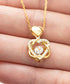 Generic Gag Fiancee Gifts, I'm not Saying I Love You Because You're My Lobster, but I do, Birthday Heart Knot Gold