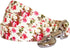 Blueberry Pet 9 Patterns Durable Spring Scent Inspired Pink Rose Print Ivory Dog Leash 5 ft x 3/4", Medium, Leashes for Dogs