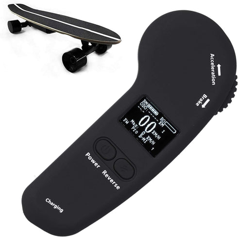 Haofy Electric Skateboard Remote Control - Adjustable Speed Braking with LED Display