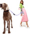 Hands Free Dog Leash - 8.2ft Multifunctional Crossbody Rope for Dogs Walking (Purple)