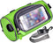 Waterproof Bicycle Handlebar Bag with Transparent Pouch and Adjustable Strap, High-capacity Cycling Front Pack (Green)