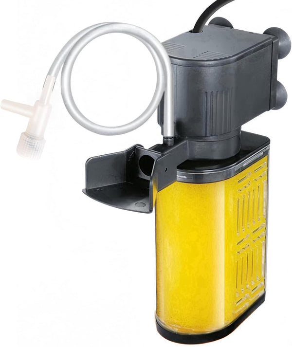 Aquarium Filter for 20-50 Gallons, Ultra-Quiet Fish Tank Filters Biochemical Filtration 200GPH