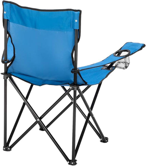 DESIGNSCAPE3D Camping Chairs, Portable Camping Chair with Headrest and Storage Bag, Portable Camp Chair, Easy to Clean