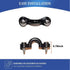 Kayak Pad Eye Kit, 10pcs Tie Down Loops Deck Rigging with Nylon Padeye & Stainless Steel Screws for Canoe & Kayaking