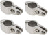 NovelBee 4pcs 316 Stainless Steel Bimini Top Hinge Rail Mount 1"