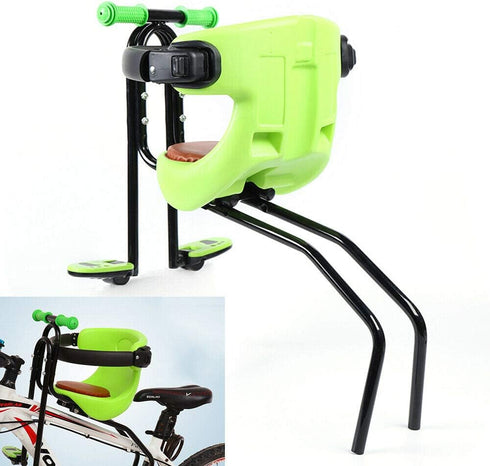 20kg TFCFL Front Child Bike Seat Baby Chair with Nonslip Handrails, Upthehill Full Fence Front Mount Baby Carrier Seat