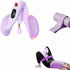 Upgraded Purple Inner Thigh Exerciser with LED Display, 0-70lb Adjustable Inner Thigh