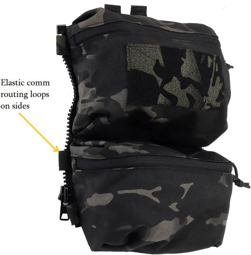 Tactical Adapt Back Panel Assault Backpack - Double Pouch for MOLLE Hunting Tactical Airsoft Vest