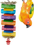 Super Bird Creations SB1199 Sola Balsa Stack Bird Toy, Wooden Enrichment Toys for Small/Medium Birds