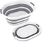 ddLUCK Multi-Functional Collapsible Pet Bathtub, Portable Indoor Outdoor Washing Tub for Small Pets