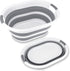ddLUCK Multi-Functional Collapsible Pet Bathtub, Portable Indoor Outdoor Washing Tub for Small Pets