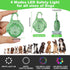 AUAUY LED Dog Collar Light, 4 Modes USB Rechargeable Light Up Dog Collar Light, IP68 Waterproof Pet Collar Light, LED Safety Light for the Dark for Running Jogging Walking Dog Collar-Green