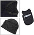2Pack Dog Security Costume Cotton Dog Shirt - Small Dog Boy Pet Clothes Boss/Security Black Vest T-Shirts
