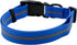 NIMBLE Dog Collar, Waterproof Adjustable PVC & Polyester with Reflective Cloth Stripe - Sizes S/M/L, Blue