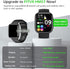 FITVII 24/7 120+ Health & Fitness Tracker (Answer/Make Calls), Smart Watch with Heart Rate and Blood Pressure, Sleep